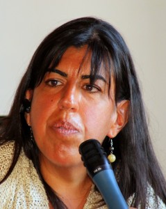 Claudia Firino in unu retratu de Angelo Canu