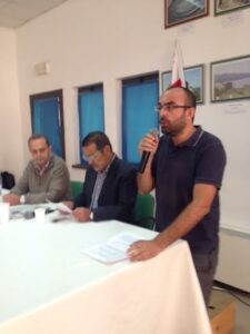 Cristiano Sabino in sa festa de sa limba de Oschiri