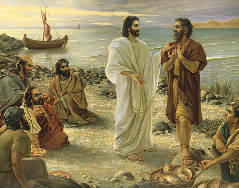 S'evangèliu in sardu. Gesus cumparit in su mare de Tiberiade