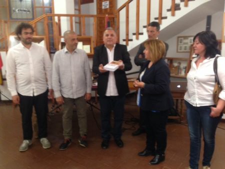 Tzerimonia de intrega de su don Chisciote