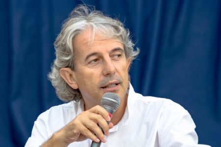 Giuseppe Pepe Corongiu in unu retratu de Marco Fiore