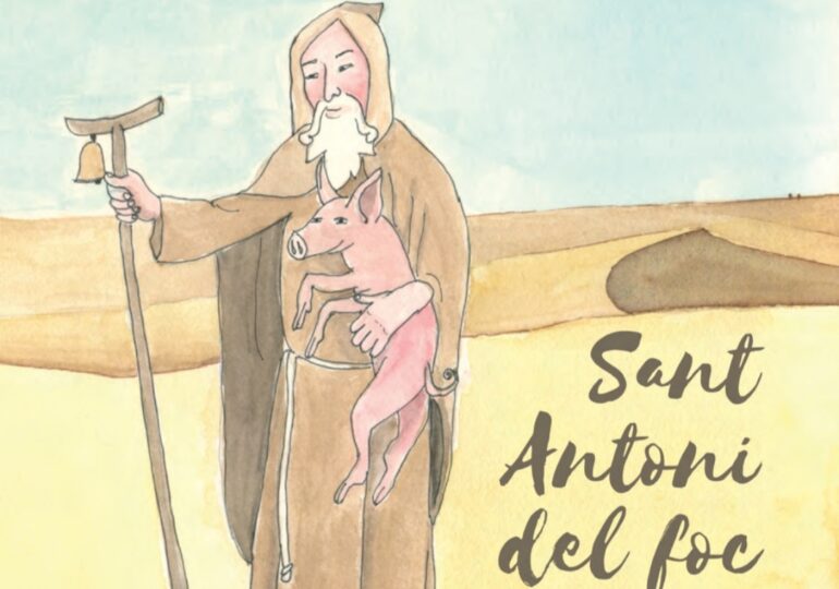Sant'Antoni de su fogu in Catalugna e s'Alighera