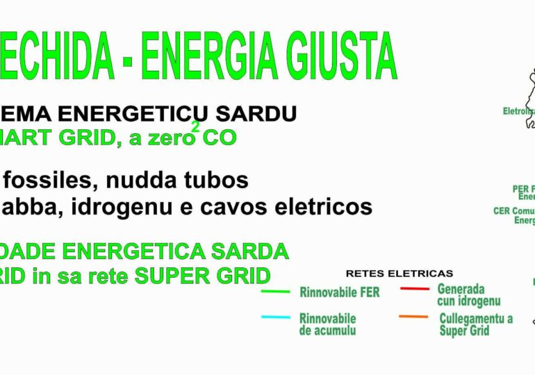 “Energia dèchida”, sa proposta de unu sistema sardu indipendente dae sos fòssiles