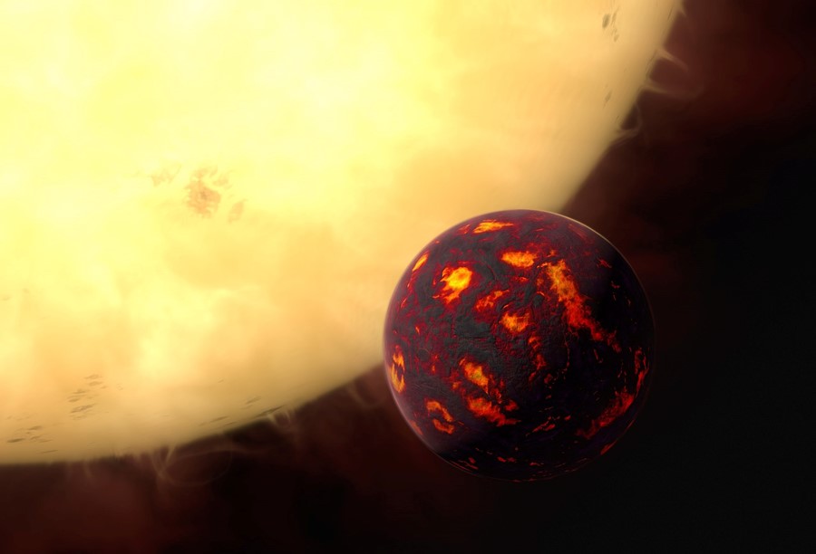 Sinnales dae “55 Cancri e”,  su pianeta inferru.