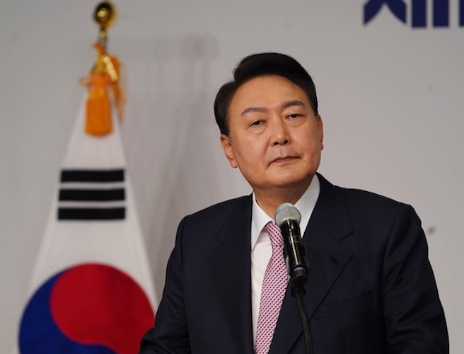 Corea de su Sud, mandadu de arrestu pro su presidente