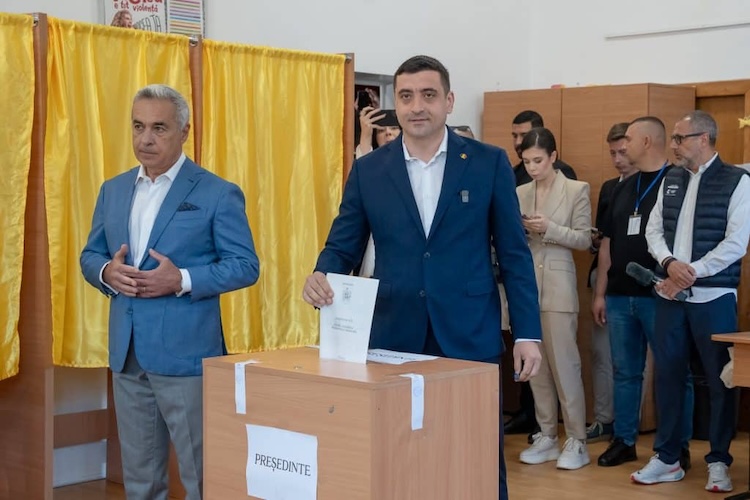 Presidentziales Romania, primu turnu a sa destra