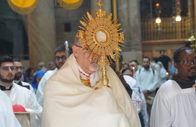 Corpus Domini de gherra e isperàntzia in Terrasanta