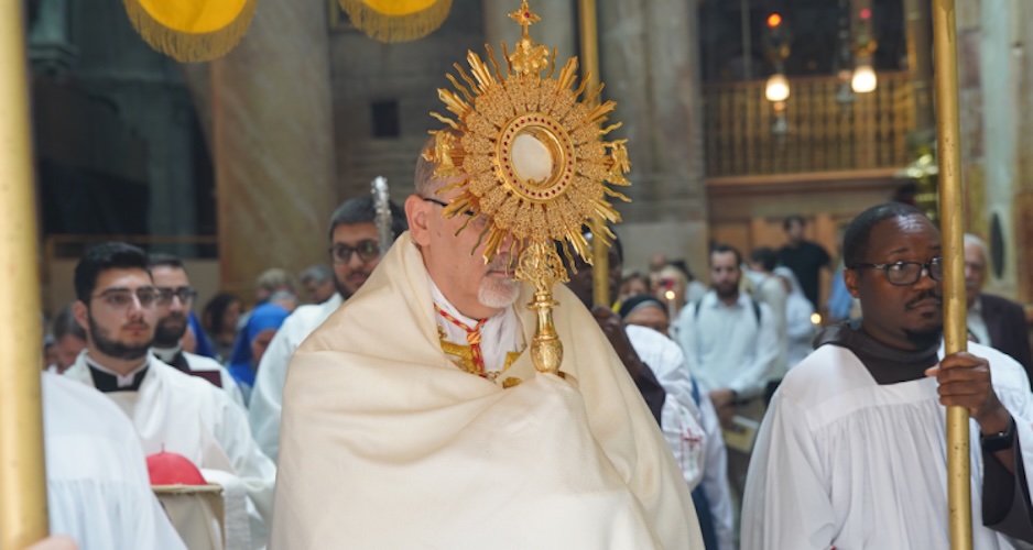 Corpus Domini de gherra e isperàntzia in Terrasanta