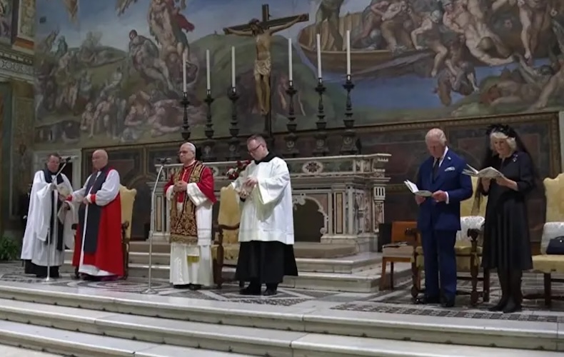 Preghiera ecumènica de Leone XIV e Càralu III