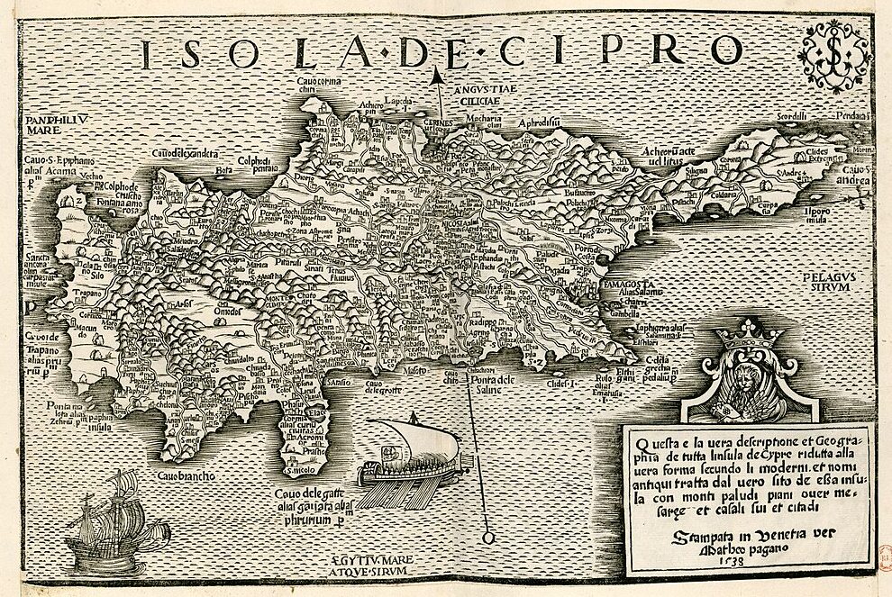 Tzipru, s’ìsula partzida in su bìviu de s’istòria