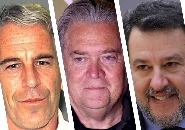 Salvini intro de sos files Epstein