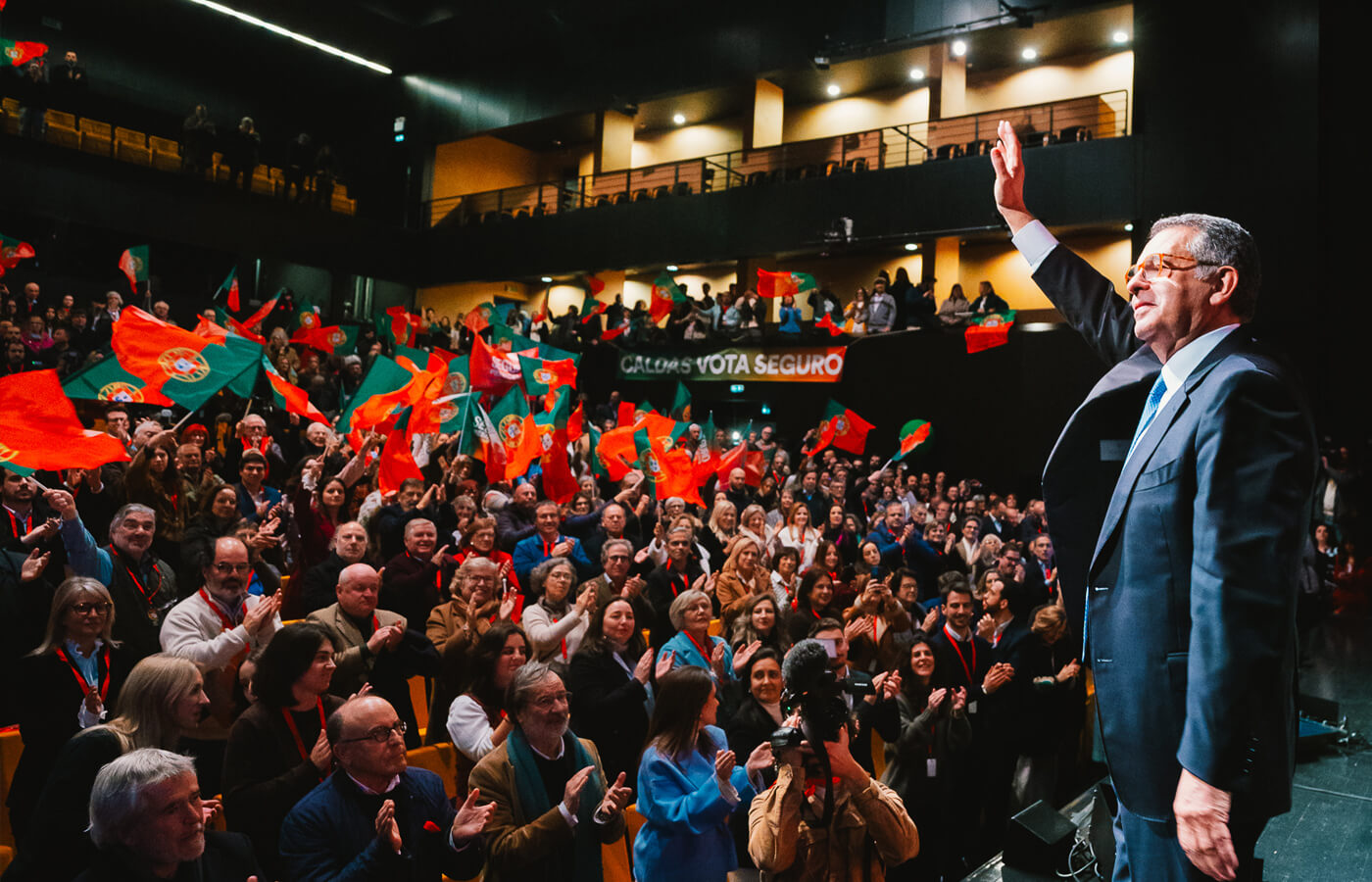 Presidentziales 2026, su Portugallu si pigat su Seguro