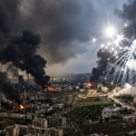 Àeras nieddas pìghidas in Teheran, fòsforu biancu in Lìbanu