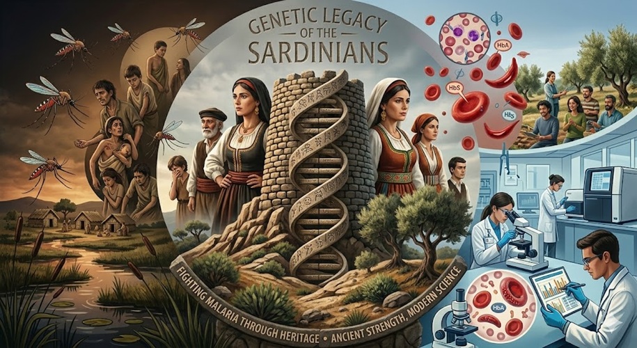 S’eredidade genètica de sos sardos chi isperdet sa malària