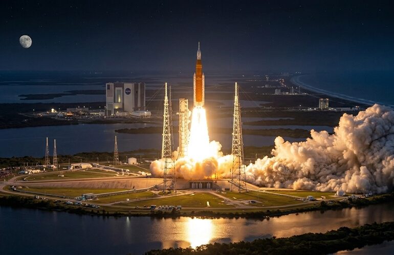 A cara a sa Luna cun Artemis II