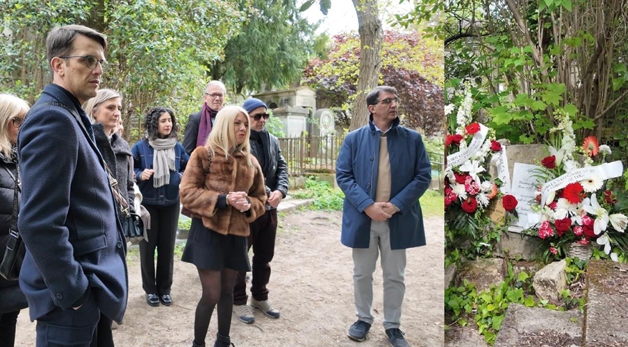 Sos disterrados sardos in Frantza e s’ammentu de Obino in Père-Lachaise de Paris