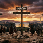 Si Cristos est Maga e su Gòlgota in Washignton