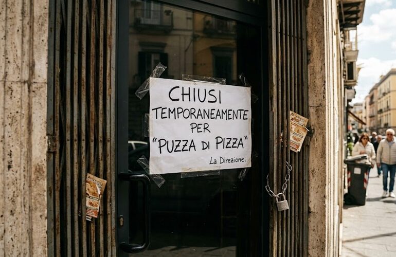 Carabineri a protzessu, pizzeria serrada ca "b’at fragu de pizza"